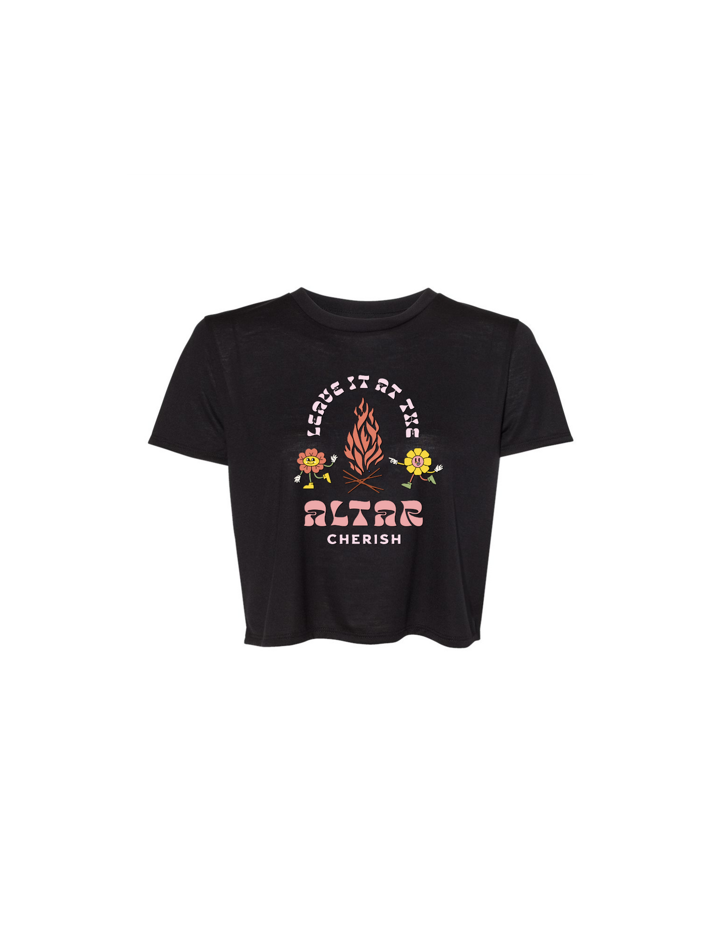 Leave it at the Altar Crop Tee