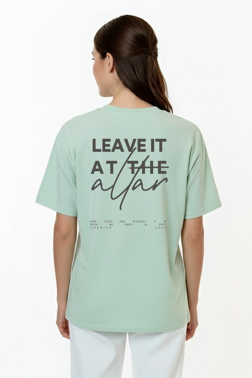 Leave it at the Altar Seafoam Tee