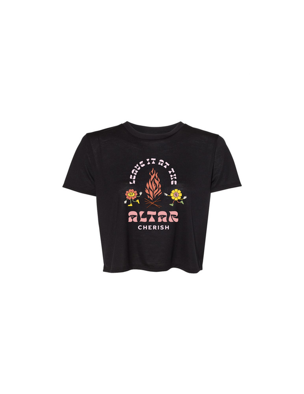 Leave it at the Altar Crop Tee
