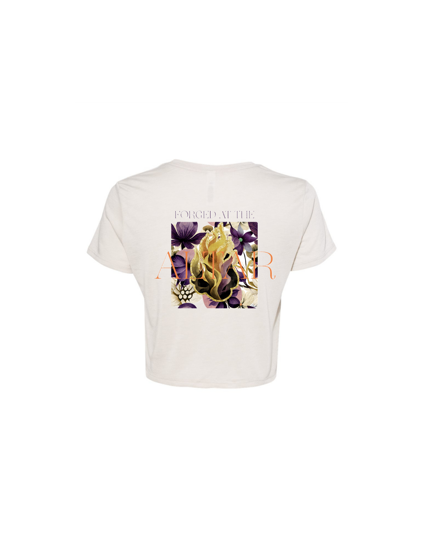 Forged at the Altar Crop Tee